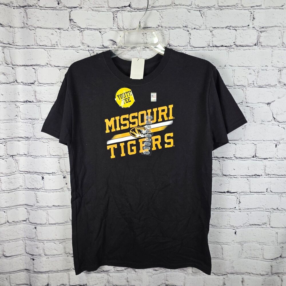 Missouri Tigers Youth XL Black Short Sleeve T-Shirt